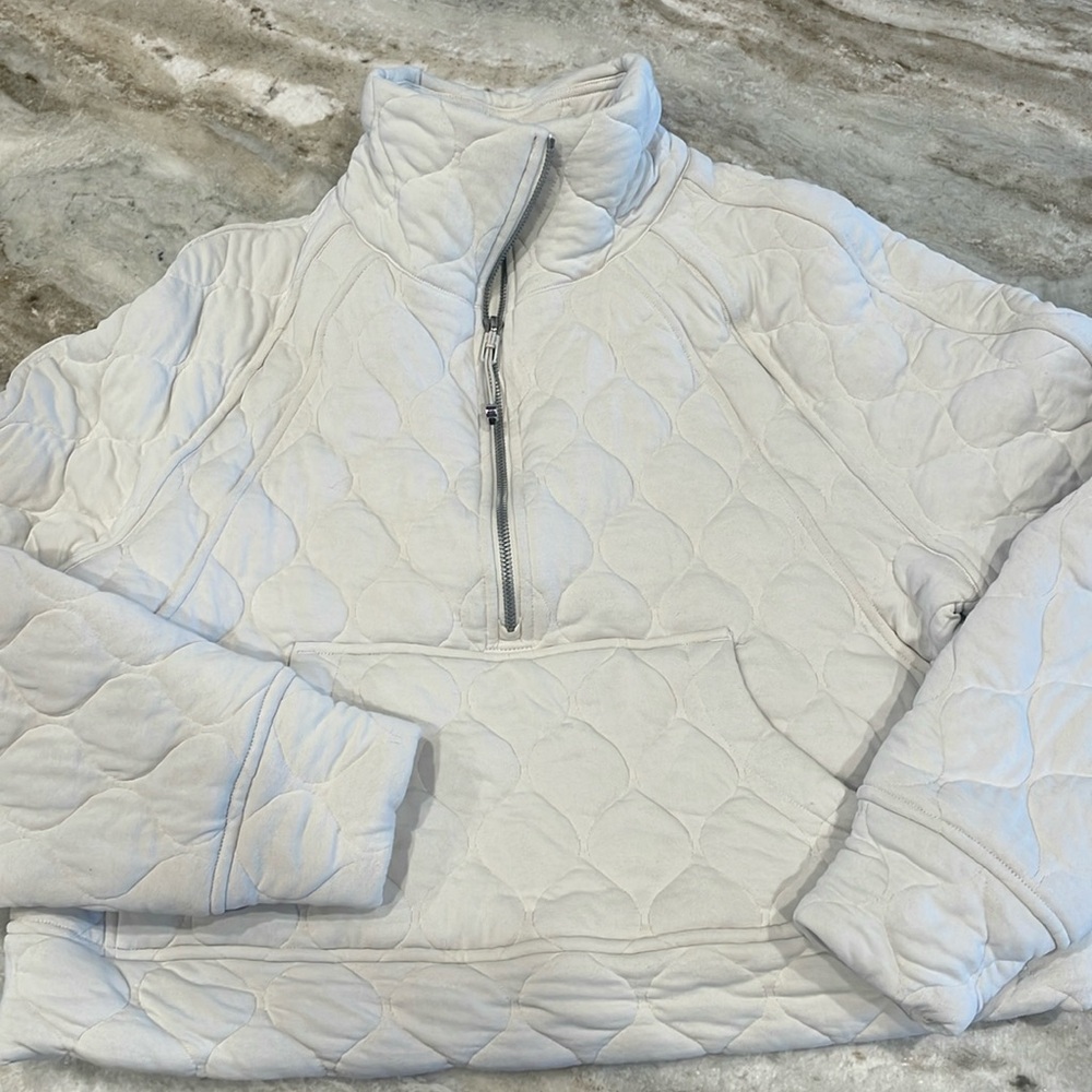 Lululemon oversized quilted scuba quarter zip